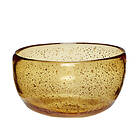 Hübsch Bowl Glas Amber
