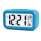 24.se Digital LED Alarm Clock Blå