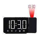 24.se Digital LED Alarm Clock med projektering