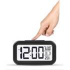 24.se Digital alarm Clock Svart