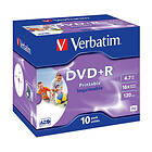 Verbatim DVD+R 4,7GB Print 10pk