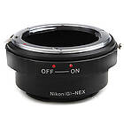 Pixco Adapter för att använda Nikon F-objektiv på Sony E-Mount kamera (t ex NEX, A7R, A6000 m.fl.)
