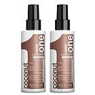 Revlon 2-Pack Uniq One All In One Hair Treatment Coconut 150ml