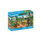 Playmobil Dinos 71526 Stegosaurus nest with egg thief