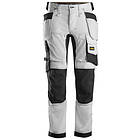 Snickers 6241 Arbetsbyxa Stretch Hölsterfickor Vit/Svart C58