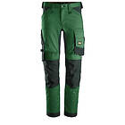 Snickers 6341 Arbetsbyxa Stretch Skogsgrön/Svart 58
