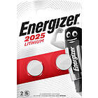 Energizer Litium CR2025 Batteri 2-Pack