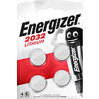 Energizer Litium CR2032 Batteri 4-Pack