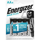 Energizer Max Plus AA/E91 Batteri 4-Pack