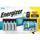 Energizer Max Plus AA/E91 Batteri 8-Pack