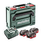 Metabo BAS-SET Metaloc (3x18V 5,5ah LI-HD batterier Snabbladdare)