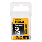 Dewalt DT7995T Bits PH3 Impact Torsion 25mm (5-P)
