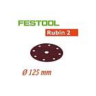 Festool Slippapper 125mm P120 Rubin2 (10-P)