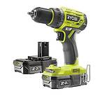 Ryobi Skruvdragare R18DD7-220S 18V med 2st 2,0Ah batterier och laddare