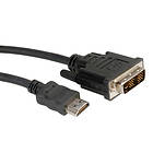 Roline HDMI - DVI-D Single Link 1m