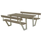 Plus Trädgårdsmöbel Grupp Wega Bord-/Bänkset m/2 ryggstøtte1770x1850x760/450 Try