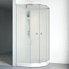 Macro Design Duschkabin Flow Semi med Infälld Blandare kab InfBl 8x9 V ICV DKFSI