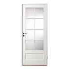 Diplomat Innerdörr Massiv SP8 Vit Klarglas B:100 cm H:210 92270188