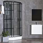 Bathlife Duschkabin Betrakta 90x90 Elegant A/W Klarglas elegant 134541 Black 40842683