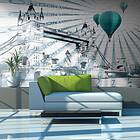 Arkiio Fototapet Ballon Flygning Över Tower Bridge flygning över 200x154 A3-LFTNT0607
