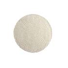 Venture Home Ryamatta Niklas Rund Polyester 200*200-Round-White 19984-101