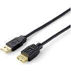 Equip Gold USB A - USB A M-F 2.0 3m