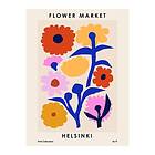 Pelcasa Poster Flower Market Helsinki Market. 21x30 cm 2321556-1