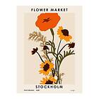 Pelcasa Poster Flower Market Stockholm 2386395 Market. 21x30 cm 2386395-1