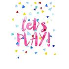 Pelcasa Poster Let's Play! Let`S 30x40 cm 2371614-2