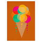 Pelcasa Poster Neon Ice Cream 50x70 cm 2371619-3