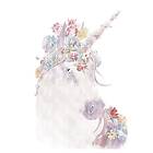 Pelcasa Poster Unicorn Floral 30x40 cm 2030376-2