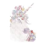 Pelcasa Poster Unicorn Floral 50x70 cm 2030376-3