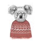 Pelcasa Poster Winter Koala Red (Red) 70x100 cm 2431451-4