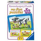 Ravensburger Pussel Djurvänner 3x6 Bitar