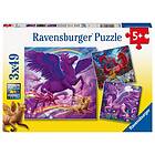 Ravensburger Puslespill Mythical Majesty 3x49 Brikker