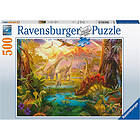 Ravensburger Puslespill Land Of The Dinosaurs 500 Brikker