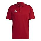 Adidas Entrada 22 Short Sleeve Polo Röd M Tall Man