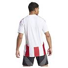 Adidas Striped 24 Short Sleeve T-shirt Röd S Man