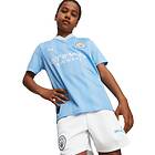 Puma Mcfc Home Replica Short Sleeve T-shirt Blå 5-6 Years