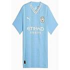 Puma Mcfc Home Authentic Short Sleeve T-shirt Blå M