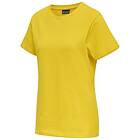 Hummel Red Basic Short Sleeve T-shirt Gul M Kvinna