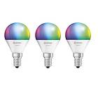 Ledvance smart+ ljuskälla, 5W, RGB & tunable white, E14, wifi, matt, 3-pack