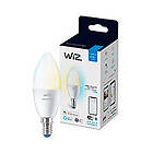 WiZ LED ljuskälla 4,9W, E14, kronljus, varm till kall vit