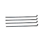 Mvtek Inox Spokes 10 Units Silver 291 mm