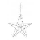 Pixie Design 3D-Star julestjerne LED 50cm (Krom)