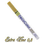 Marvy Uchida Guldpenna Decocolor Extra Fine 0,8 Liquid Guld