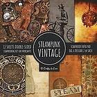 Crafty as Ever: Vintage Steampunk Scrapbook Paper Pad 8x8 Scrapbooking Kit for Papercrafts, Cardmaking, DIY Crafts, Old Retrofuturistic Them