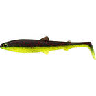 Westin BullTeez Shadtail 9,5 cm Black Chartreuse