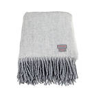 Stackelbergs Mohair pläd white & shiffer melange