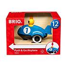 BRIO Push & Go Flygplan,